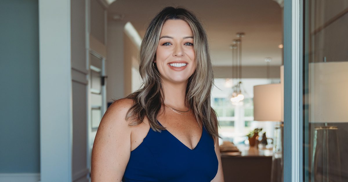 Megan Duncan, REALTOR with Modern + Main Realty, in a Charleston-area Lowcountry home